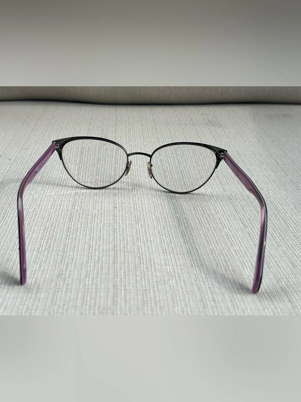 NWOT Paul Smith Peace Cateye 1.75 Readers with Purple Temples and Black Rim
